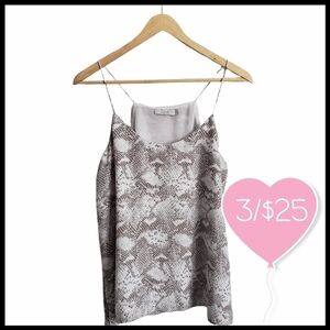⭐3/$25⭐ Dalia Snake Print Women's Camisole Tank Top Size S